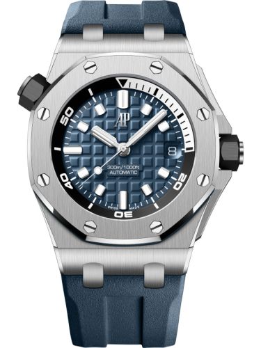 Audemars Piguet 15720ST.OO.A027CA.01 : Royal Oak Offshore Diver Stainless Steel / Blue