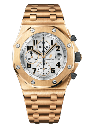 Audemars Piguet 26170OR.OO.1000OR.01 : Royal Oak Offshore 26170 Chronograph Pink Gold