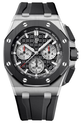 Audemars Piguet 26420SO.OO.A002CA.01 : Royal Oak Offshore 43 Stainless Steel / Ceramic / Black