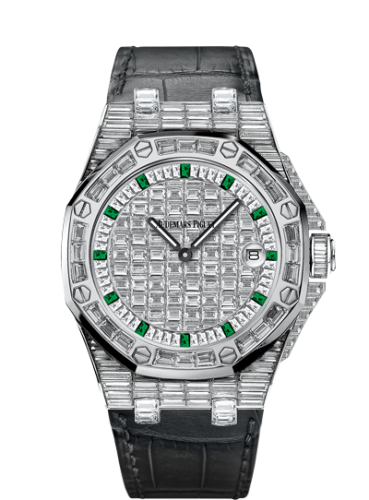 Audemars Piguet 67543BC.ZZ.D002CR.01 : Royal Oak OffShore 67543 Lady Quartz Emerald Hour