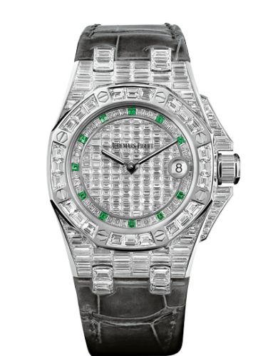 Audemars Piguet 67543BC.ZZ.D204CR.01 : Royal Oak OffShore 67543 Lady Quartz Emerald Hour