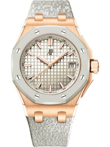 Audemars Piguet 77605OK.OO.A101CA.01 : Royal Oak Offshore Selfwinding 37 Rose Gold - Rubberclad