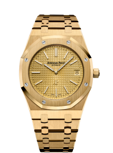 Audemars Piguet 15202BA.OO.1240BA.02 : Royal Oak Extra-Thin Yellow Gold / Yellow Gold