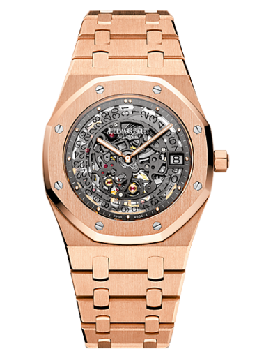 Audemars Piguet 15204OR.OO.1240OR.01 Royal Oak 15204 Openworked Extra Thin Pink Gold WatchBase