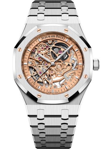 Audemars Piguet 15407ST.OO.1220ST.02 : Royal Oak 41 Double Balance Wheel Openworked Stainless Steel