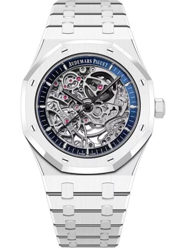 Audemars Piguet 15416CB.OO.1225CB.01 : Royal Oak 41 Double Balance Wheel Openworked White Ceramic