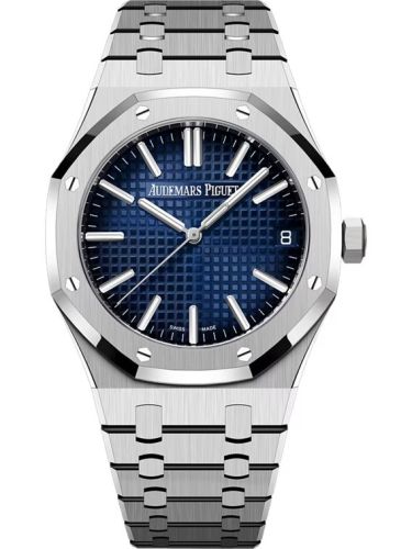 Audemars Piguet 15510BC.OO.1320BC.04 : Royal Oak Selfwinding 41 White Gold / Smoked Blue