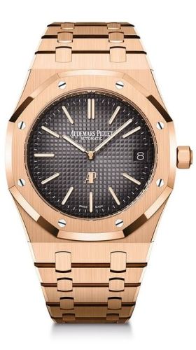 Audemars Piguet 16202OR.OO.1240OR.01 : Royal Oak Extra-Thin Pink Gold / Grey / 50th Anniversary