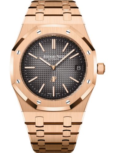 Audemars Piguet 16202OR.OO.1240OR.02 : Royal Oak Extra-Thin Pink Gold / Grey
