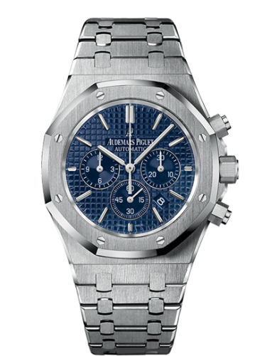 Audemars piguet royal oak hot sale stainless steel blue dial