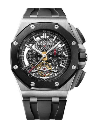 Audemars Piguet 26348IO.OO.A002CA.01 : Royal Oak Offshore Tourbillon Chronograph Openworked Ali Bin Ali