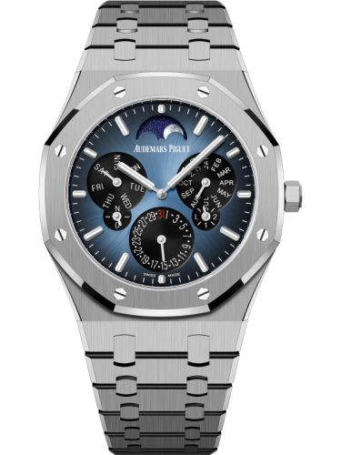 Audemars Piguet 26586TI.OO.1240TI.01 : Royal Oak Perpetual Calendar Ultra Thin Titanium / Gradient Blue