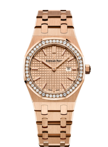 Audemars Piguet 67651OR.ZZ.1261OR.03 : Royal Oak 67651 Quartz Pink Gold / Pink / Bracelet