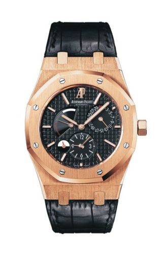 Audemars Piguet 26120OR.OO.D002CR.01 : Royal Oak 26120 Dual Time Pink Gold / Black