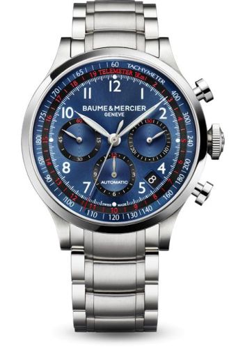 Baume & Mercier 10066 : Capeland Chronograph 44 Blue / Bracelet