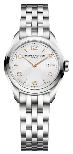 Baume & Mercier 10175 : Clifton Quartz Stainless Steel / Silver / Bracelet