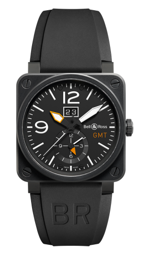 Bell & Ross BR0351-GMT-CA : BR 03 51 Carbon GMT