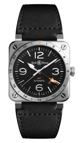Bell & Ross BR0393-GMT-ST/SCA : BR 03 93 GMT