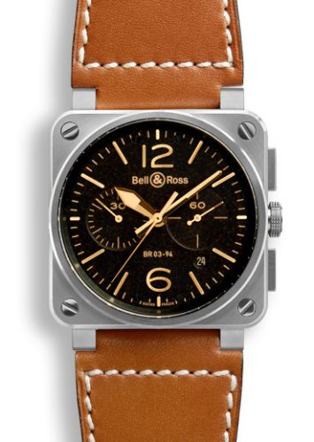 Bell & Ross BR0394STGHESCA : BR 03 94 Golden Heritage Chronograph