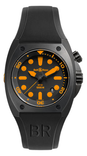 Bell & Ross BR02-ORANGE : BR 02-92 Orange