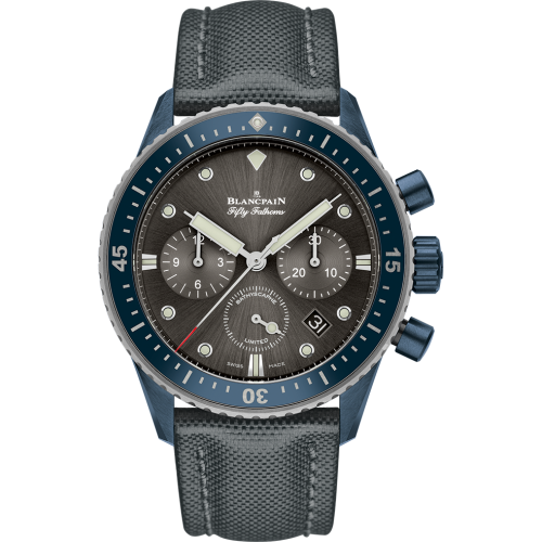 Blancpain 5200-0310-G52 A : Fifty Fathoms Bathyscaphe Ocean Commitment II Flyback Chronograph