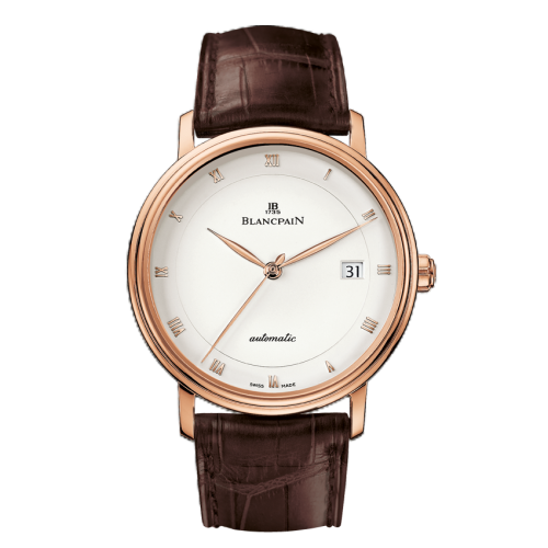 Blancpain 6223-3642-55 : Villeret Ultraplate Automatique Red Gold / White