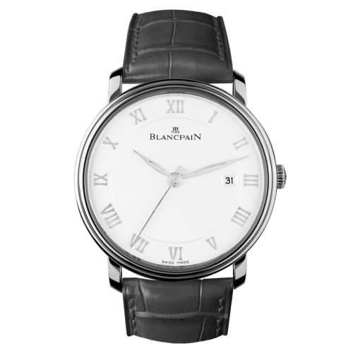 Blancpain 6651-1127-55B : Villeret Ultraplate Automatique 40mm Stainless Steel / White