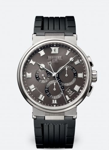 Breguet 5527TI/G2/5WV : Marine Chronograph 5527 Titanium / Grey / Rubber