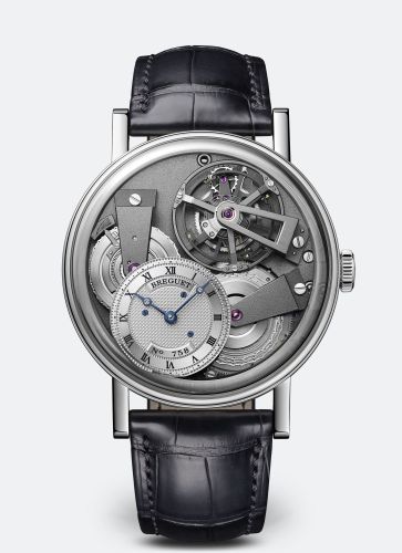 Breguet 7047PT/11/9ZU : Tradition 7047 Fusée Tourbillon Platinum / Silver