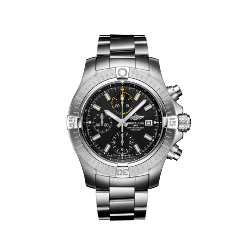 Breitling A13317101B1A1 : Avenger Chronograph 45 Stainless Steel / Black / Bracelet