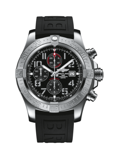 Breitling A1337111/BC28/154S/A20S.1 : Super Avenger II Stainless Steel / Volcano Black / Rubber / Pin