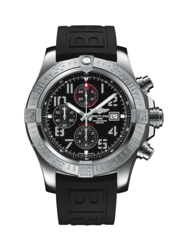Breitling A1337111/BC28/155S/A20D.2 : Super Avenger II Stainless Steel / Volcano Black / Rubber / Folding