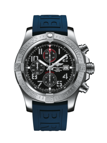 Breitling A1337111/BC28/159S/A20S.1 : Super Avenger II Stainless Steel / Volcano Black / Rubber / Pin