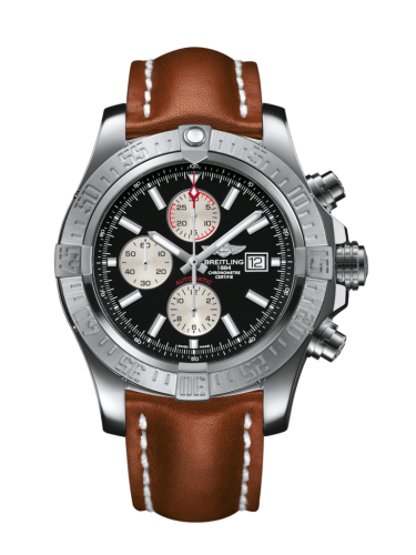 Breitling A1337111/BC29/440X/A20D.1 : Super Avenger II Stainless Steel / Volcano Black / Calf / Folding