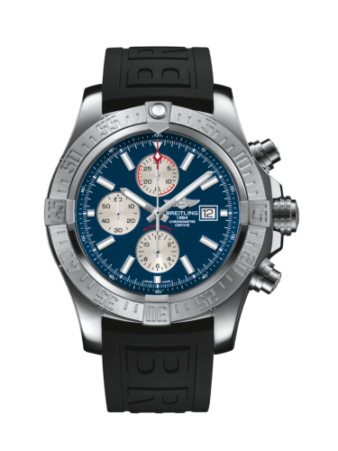 Breitling A1337111/C871/154S/A20S.1 : Super Avenger II Stainless Steel / Mariner Blue / Rubber / Pin