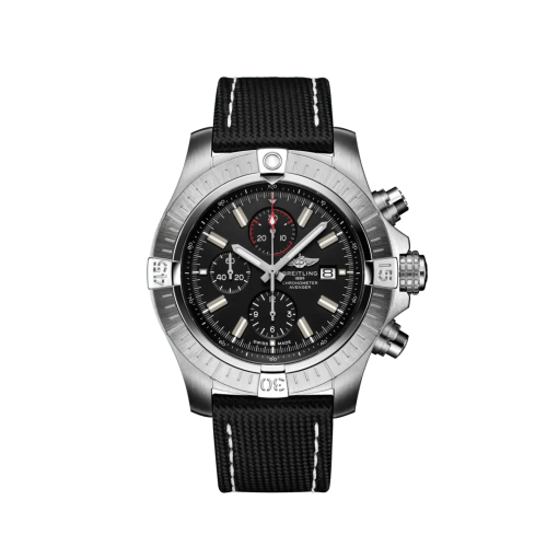 Breitling A13375101B1X2 : Avenger Chronograph 48 Stainless Steel / Black / Military / Folding