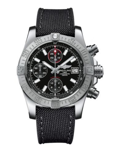 Breitling A13381111B1W1 : Avenger II Stainless Steel / Volcano Black / Military / Pin