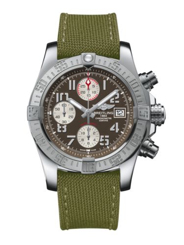 Breitling A1338111/F564/106W/A20BA.1 : Avenger II Stainless Steel / Tungsten Gray / Military / Pin