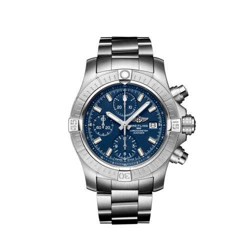 Breitling A13385101C1A1 : Avenger Chronograph 43 Stainless Steel / Blue / Bracelet