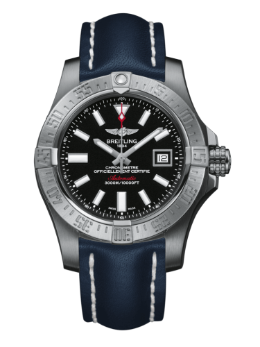 Breitling A1733110/BC30/112X/A20DSA.1 : Avenger II Seawolf Stainless Steel / Volcano Black / Calf / Folding