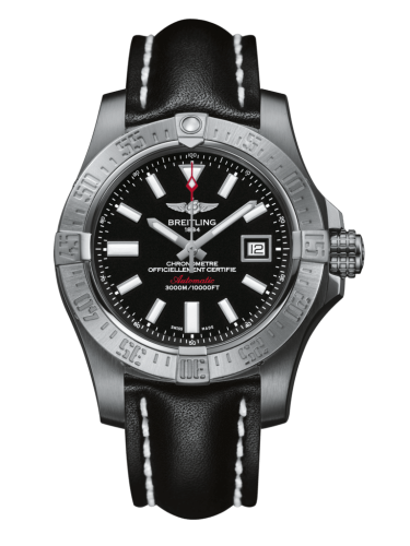 Breitling A1733110/BC30/436X/A20DSA.1 : Avenger II Seawolf Stainless Steel / Volcano Black / Calf / Folding