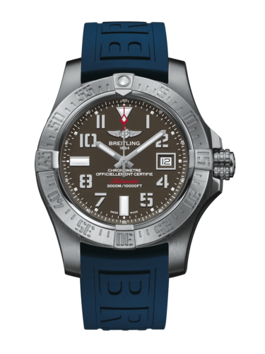 Breitling A1733110/F563/157S/A20DSA.2 : Avenger II Seawolf Stainless Steel / Tungsten Gray / Rubber / Folding