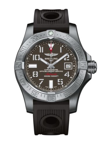 Breitling A1733110/F563/200S/A20DSA.2 : Avenger II Seawolf Stainless Steel / Tungsten Gray / Rubber / Folding