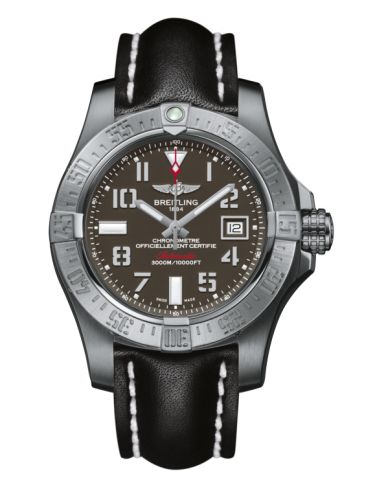 Breitling A1733110/F563/435X/A20BASA.1 : Avenger II Seawolf Stainless Steel / Tungsten Gray / Calf / Pin