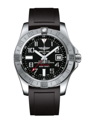 Breitling A3239011/BC34/131S/A20S.1 : Avenger II GMT Stainless Steel / Volcano Black / Rubber