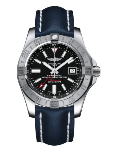 Breitling A3239011/BC35/112X/A20D.1 : Avenger II GMT Stainless Steel / Volcano Black / Calf / Folding