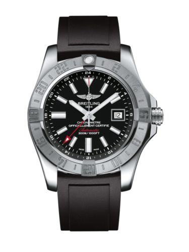 Breitling A3239011/BC35/131S/A20S.1 : Avenger II GMT Stainless Steel / Volcano Black / Rubber