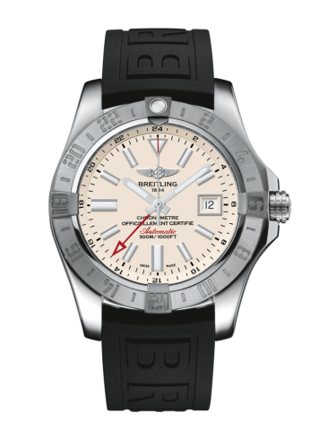 Breitling A3239011/G778/152S/A20S.1 : Avenger II GMT Stainless Steel / Stratus Silver / Rubber / Pin