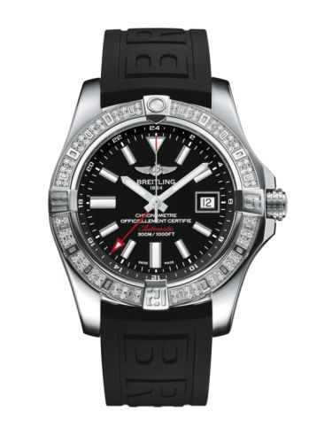 Breitling avenger 2 gmt black clearance steel