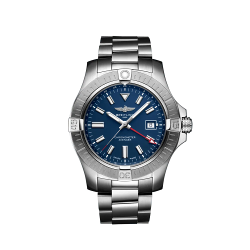 Breitling A32395101C1A1 : Avenger Automatic GMT 45 Stainless Steel / Blue / Bracelet